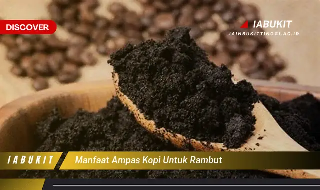 manfaat ampas kopi untuk rambut