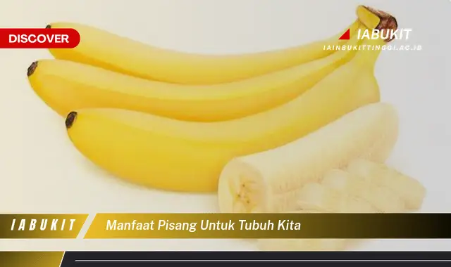 manfaat pisang untuk tubuh kita