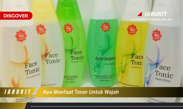 apa manfaat toner untuk wajah