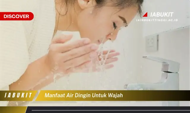 manfaat air dingin untuk wajah