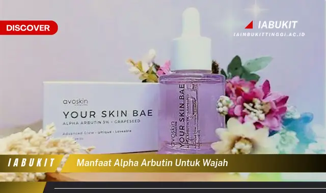 manfaat alpha arbutin untuk wajah
