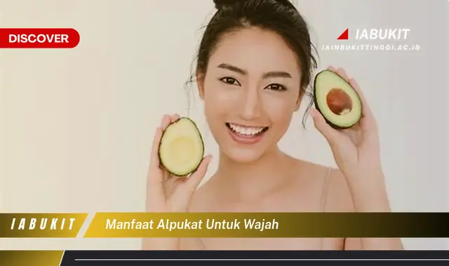 manfaat alpukat untuk wajah