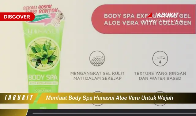 manfaat body spa hanasui aloe vera untuk wajah