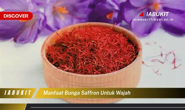 manfaat bunga saffron untuk wajah