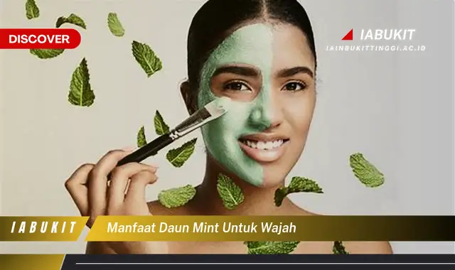 manfaat daun mint untuk wajah