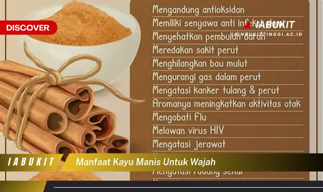 manfaat kayu manis untuk wajah