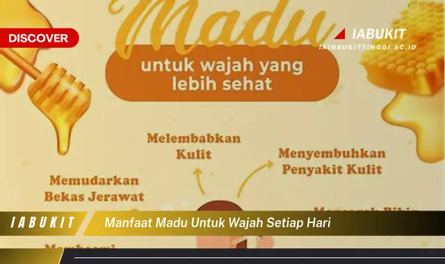 manfaat madu untuk wajah setiap hari