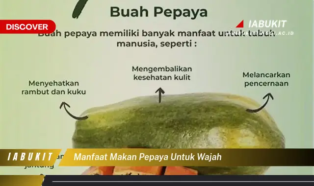 manfaat makan pepaya untuk wajah