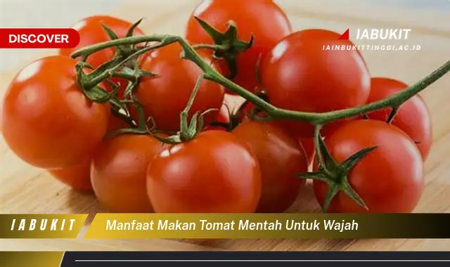 manfaat makan tomat mentah untuk wajah