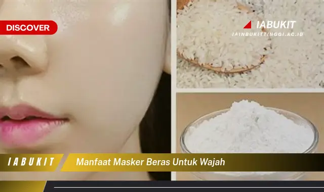 Bikin Penasaran, Inilah 20 Manfaat Masker Beras untuk Wajah yang Jarang Diketahui - E-Jurnal