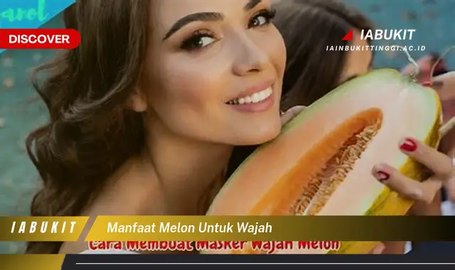 manfaat melon untuk wajah