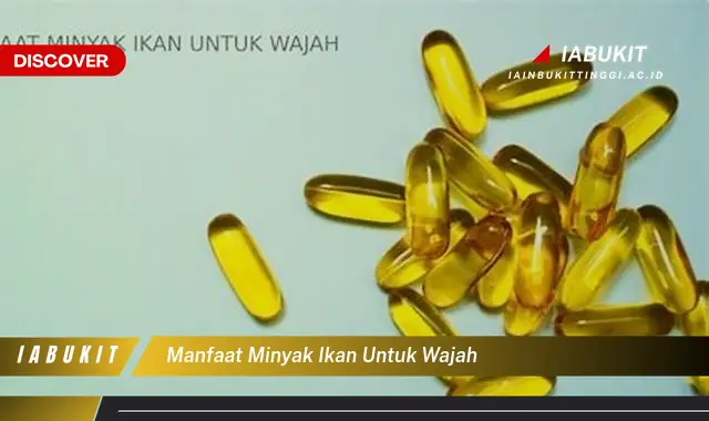 manfaat minyak ikan untuk wajah