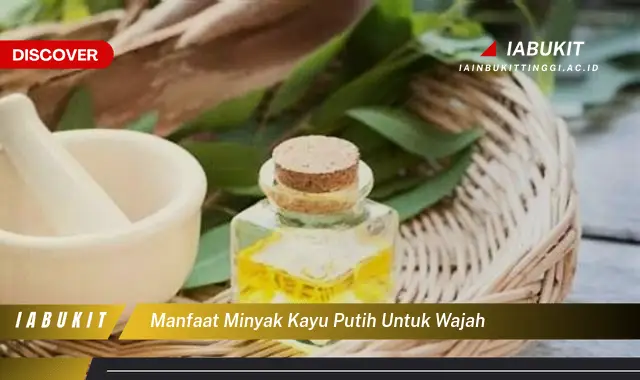 manfaat minyak kayu putih untuk wajah