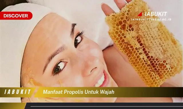 manfaat propolis untuk wajah