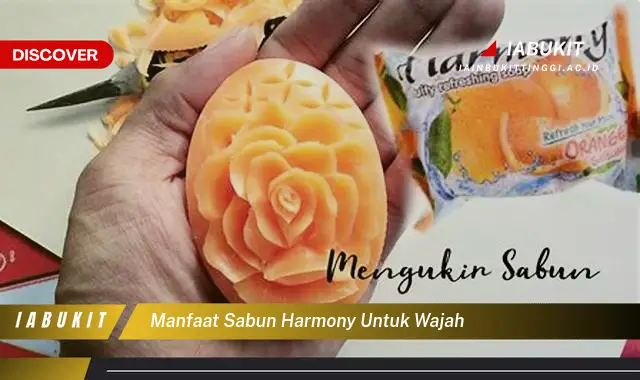 manfaat sabun harmony untuk wajah
