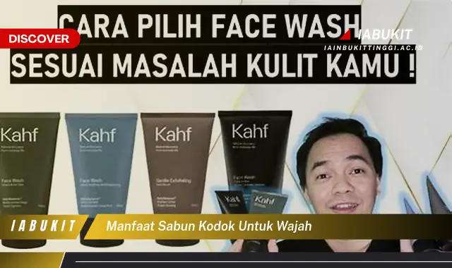 manfaat sabun kodok untuk wajah