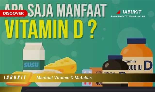 manfaat vitamin d matahari