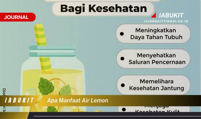 Inilah 9 Manfaat Air Lemon untuk Kesehatan, Kecantikan, dan Lainnya