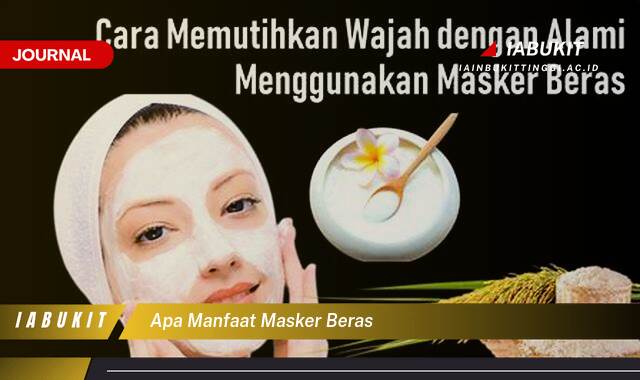 Inilah 8 Manfaat Masker Beras, Rahasia Kulit Glowing dan Sehat Alami