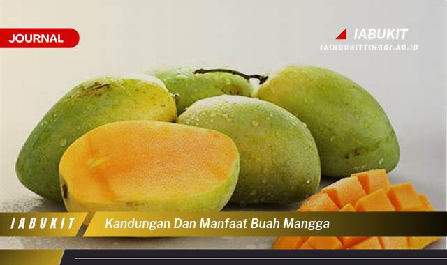 Inilah 10 Manfaat Buah Mangga untuk Kesehatan, Kandungan Gizi dan Khasiatnya yang Luar Biasa