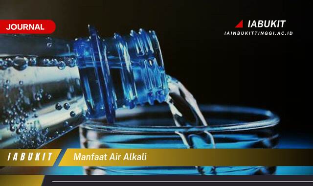 Inilah 8 Manfaat Air Alkali untuk Kesehatan Tubuh Anda