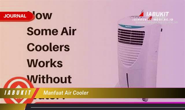 Inilah 8 Manfaat Air Cooler untuk Rumah Anda, Sejuk, Hemat, dan Sehat