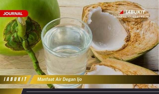 Inilah 9 Manfaat Air Degan Ijo untuk Kesehatan dan Kecantikan Kulit Inilah 9 Manfaat Air Degan Ijo untuk Kesehatan dan Kecantikan Kulit