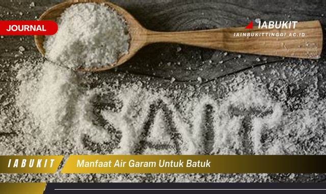 Inilah 9 Manfaat Air Garam untuk Batuk Berdahak, Cara Efektif Meredakan