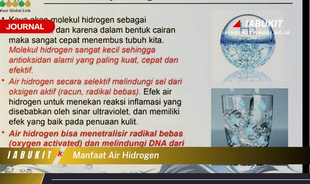 Inilah 9 Manfaat Air Hidrogen untuk Kesehatan Tubuh Anda Inilah 9 Manfaat Air Hidrogen untuk Kesehatan Tubuh Anda