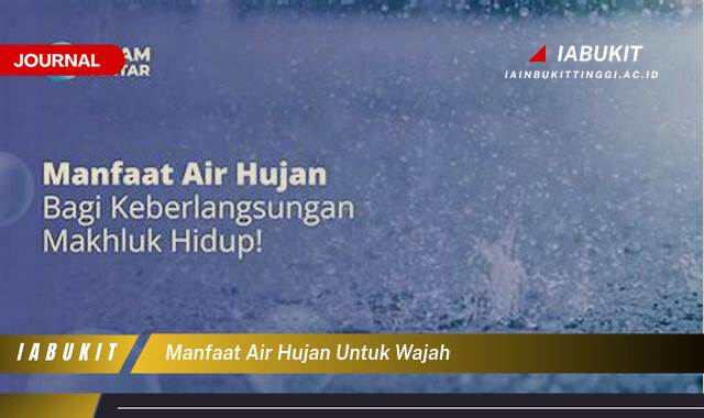 Inilah 9 Manfaat Air Hujan untuk Wajah,  Tips dan Cara Aman Menggunakannya