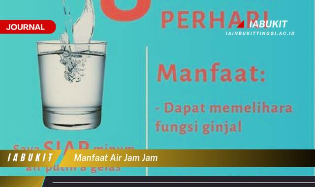 Inilah 9 Manfaat Air Jam Jam untuk Kesehatan Tubuh Anda