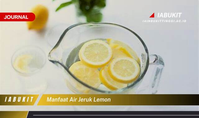 Inilah 10 Manfaat Air Jeruk Lemon untuk Kesehatan Tubuh Anda