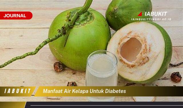 Inilah 9 Manfaat Air Kelapa untuk Diabetes, Mengontrol Gula Darah dan Menjaga Kesehatan