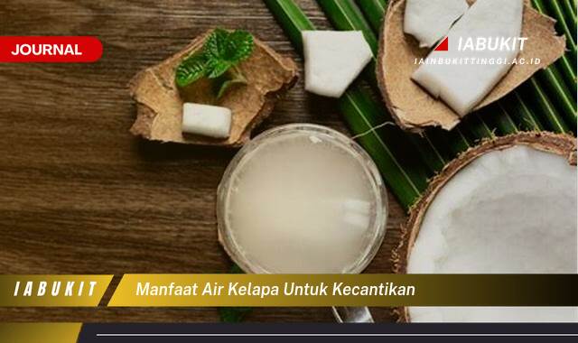 Inilah 8 Manfaat Air Kelapa untuk Kecantikan Kulit, Rahasia Kulit Cerah, Sehat, dan Bercahaya Alami
