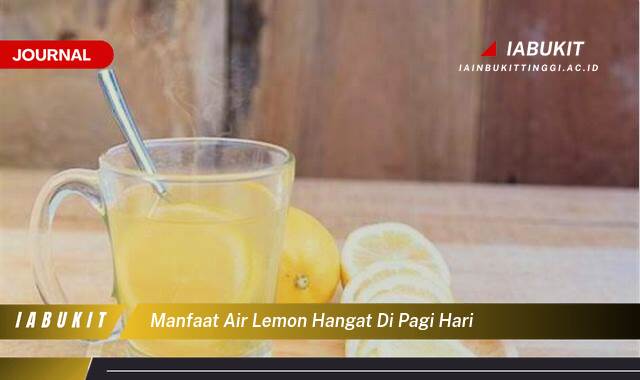Inilah 10 Manfaat Air Lemon Hangat di Pagi Hari, Detoksifikasi Alami untuk Tubuh Sehat