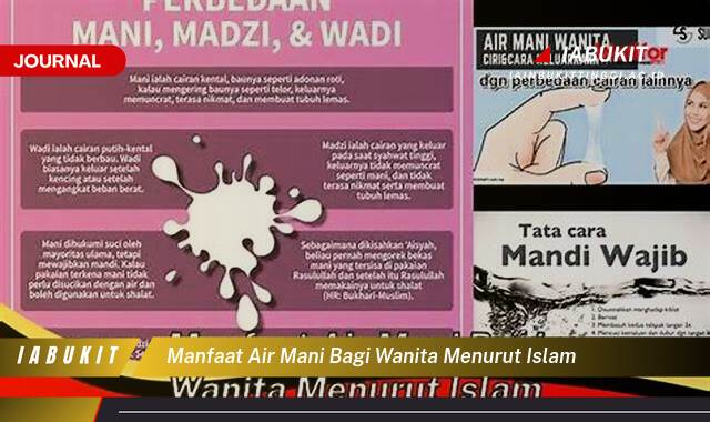 Inilah 8 Manfaat Air Mani bagi Wanita Menurut Islam, Pandangan Medis dan Keagamaan yang Perlu Diketahui