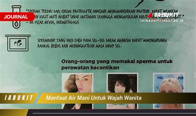 Inilah 8 Manfaat Air Mani untuk Wajah Wanita, Fakta dan Mitos yang Perlu Anda Ketahui