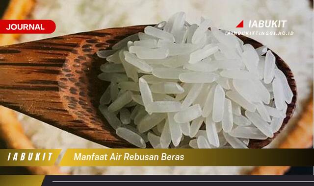 Inilah 10 Manfaat Air Rebusan Beras, Rahasia Kesehatan Alami yang Jarang Diketahui