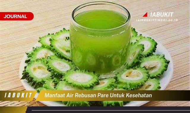 Inilah 9 Manfaat Air Rebusan Pare untuk Kesehatan, Panduan Lengkap dan Cara Membuatnya