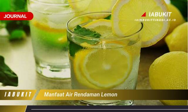 Inilah 9 Manfaat Air Rendaman Lemon untuk Kesehatan Tubuh Anda