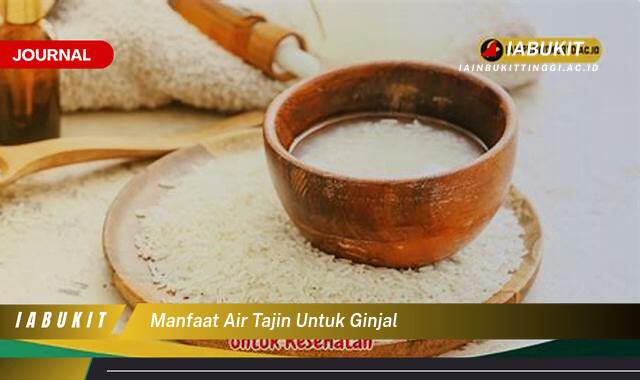 Inilah 8 Manfaat Air Tajin untuk Ginjal, Mencegah Batu Ginjal dan Menjaga Kesehatan Ginjal Anda