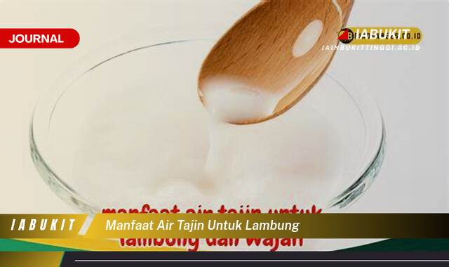 Inilah 8 Manfaat Air Tajin untuk Lambung, Redakan Maag, Mulas, dan Gangguan Pencernaan Lainnya Inilah 8 Manfaat Air Tajin untuk Lambung, Redakan Maag, Mulas, dan Gangguan Pencernaan Lainnya