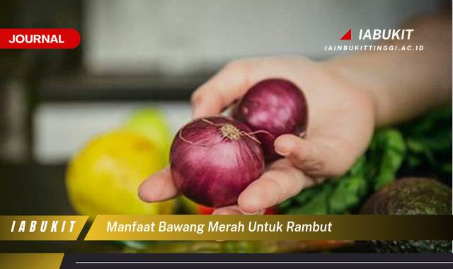 Inilah 8 Manfaat Bawang Merah untuk Rambut,  Stimulasi Pertumbuhan dan Atasi Kerontokan Secara Alami