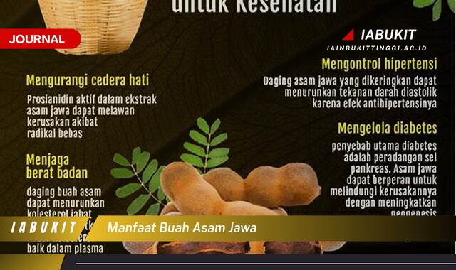 Inilah 9 Manfaat Buah Asam Jawa Untuk Kesehatan Tubuh Anda