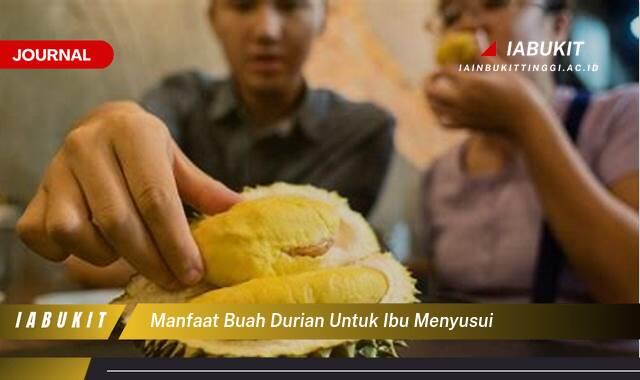 Inilah 10 Manfaat Buah Durian untuk Ibu Menyusui, Benarkah Meningkatkan Produksi ASI dan Apa Saja Efek Sampingnya?