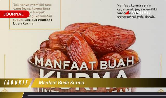 Inilah 8 Manfaat Buah Kurma untuk Kesehatan, Kecantikan, dan Kehamilan