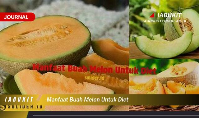 Inilah 8 Manfaat Buah Melon untuk Diet, Cara Efektif Menurunkan Berat Badan dengan Buah Segar