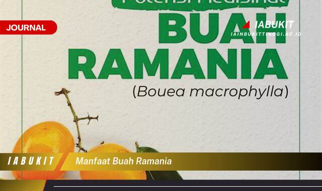 Inilah 9 Manfaat Buah Ramania, Sumber Vitamin C Terbaik dan Rahasia Kulit Sehat