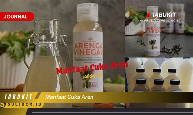 Inilah 10 Manfaat Cuka Aren Untuk Kesehatan dan Kecantikan Alami