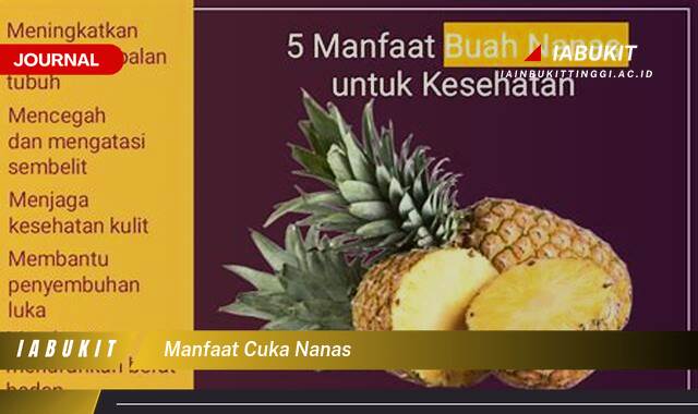 Inilah 8 Manfaat Cuka Nanas untuk Kesehatan Anda yang Menakjubkan Inilah 8 Manfaat Cuka Nanas untuk Kesehatan Anda yang Menakjubkan